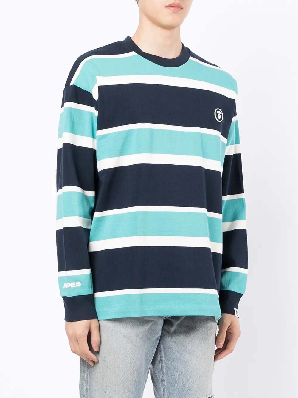 фото Aape by *a bathing ape® футболка с нашивкой-логотипом