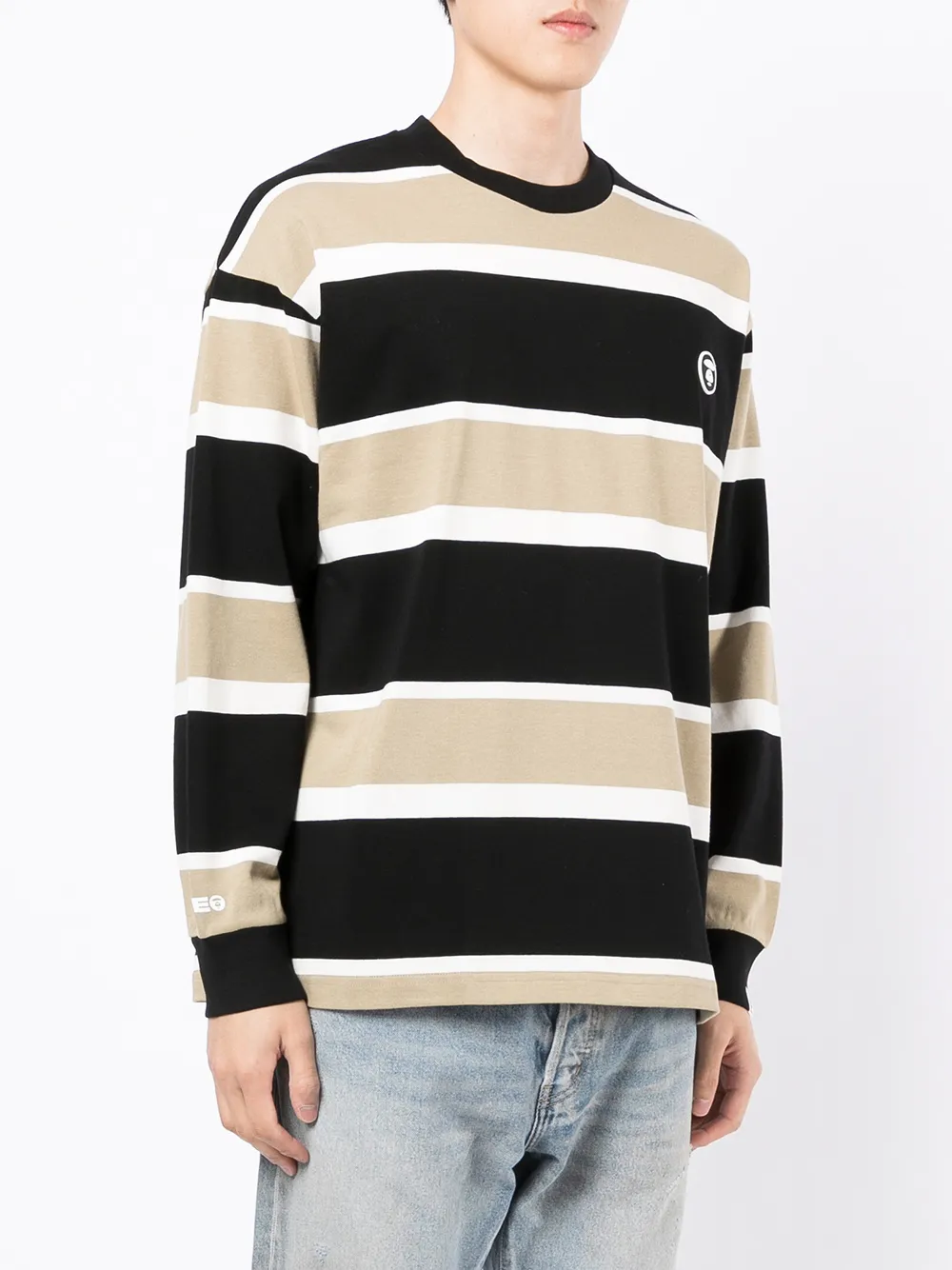 фото Aape by *a bathing ape® футболка с нашивкой-логотипом