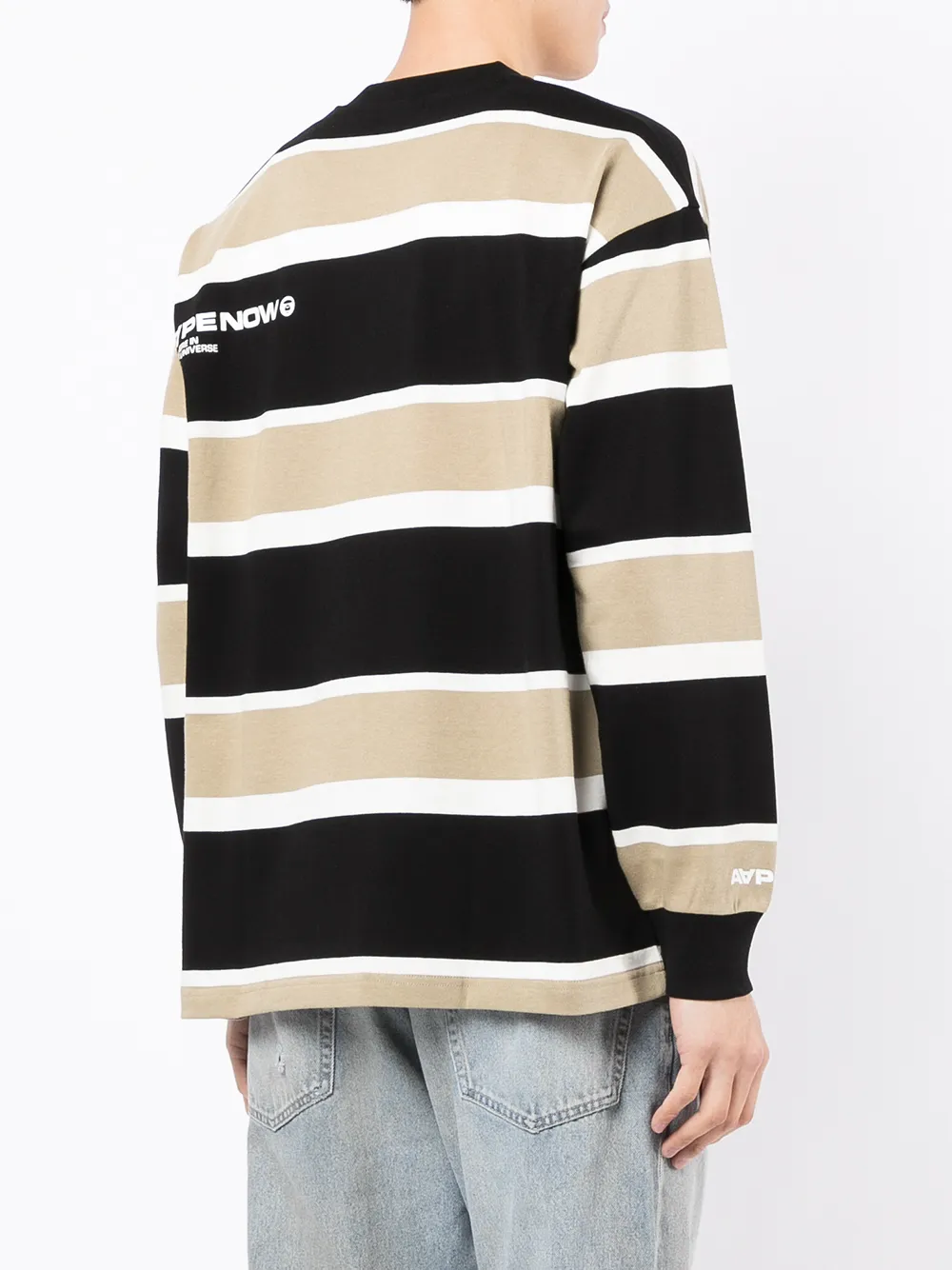 фото Aape by *a bathing ape® футболка с нашивкой-логотипом