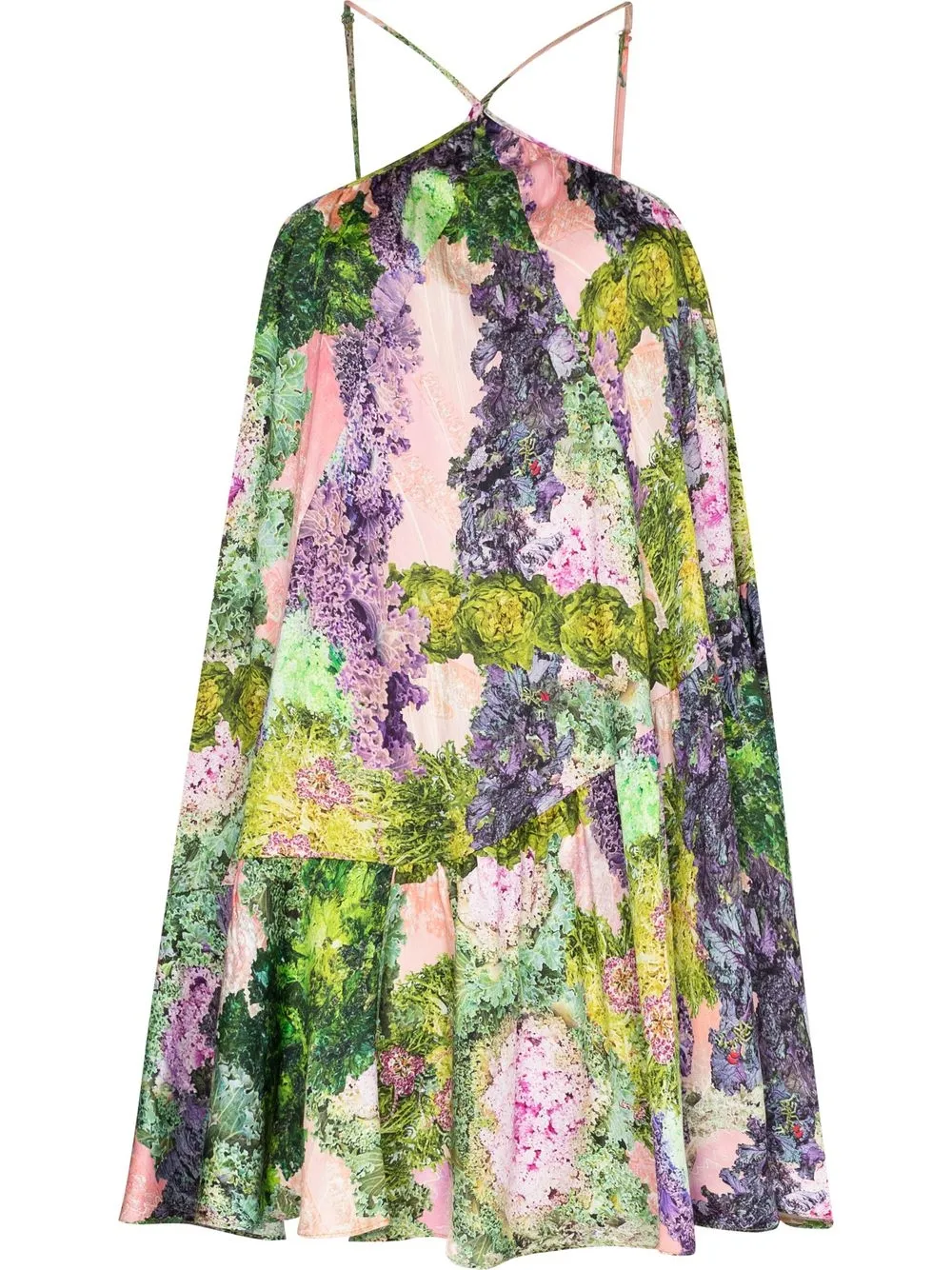 

Collina Strada Wisteria layered halterneck top - Pink
