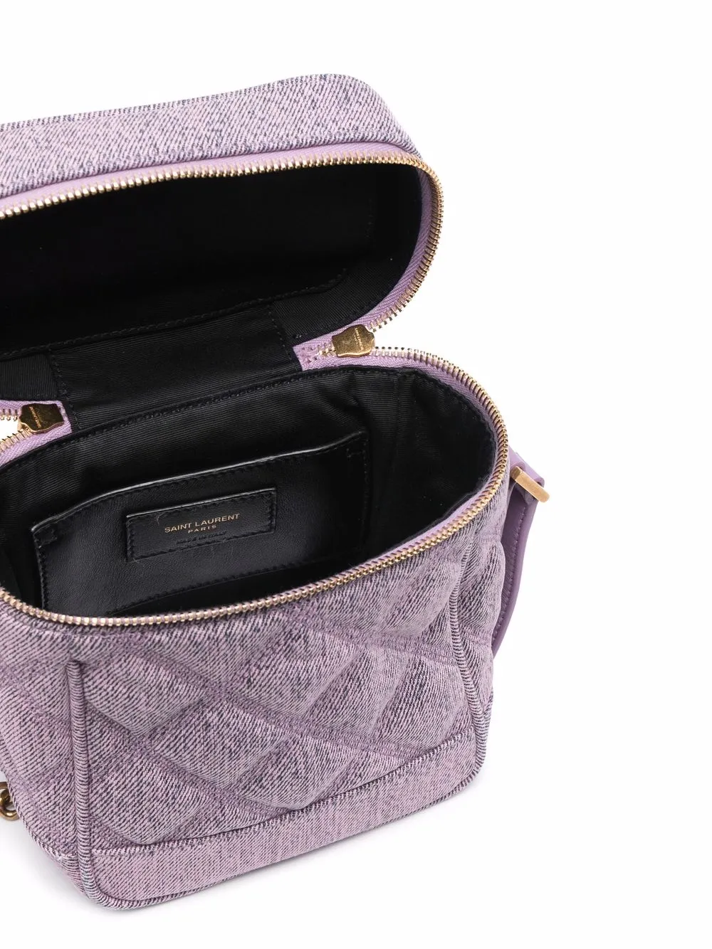 Saint Laurent Denim Vanity Crossbody Bag Farfetch