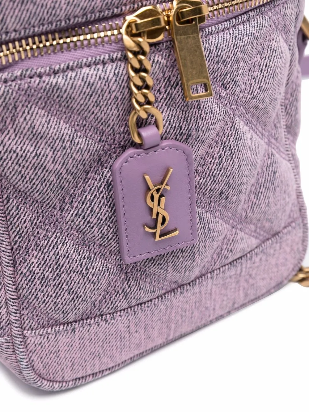 Saint Laurent Denim Vanity Crossbody Bag Farfetch