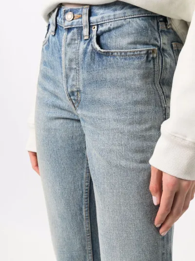 saint laurent cropped jeans