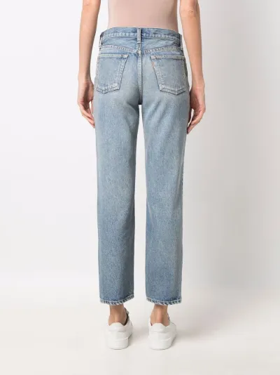 saint laurent cropped jeans
