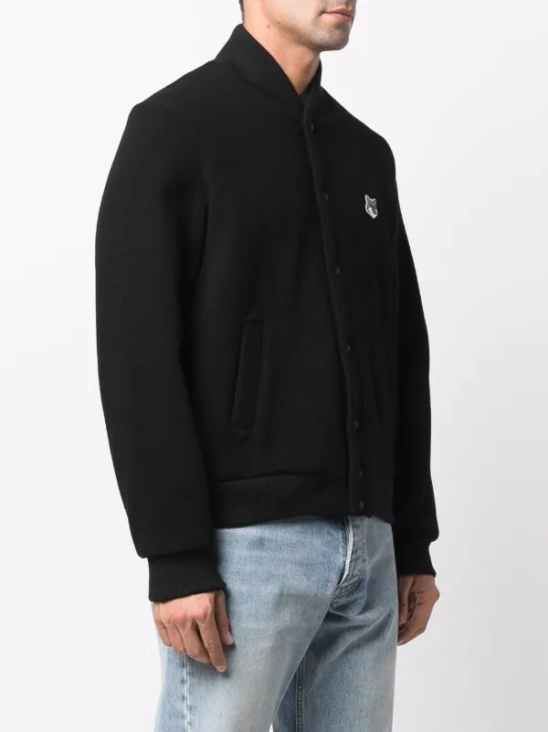maison kitsune varsity jacket