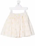 Bonpoint Suzon floral-print mini skirt - White