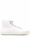 Maison Margiela Tabi high-top canvas sneakers - White