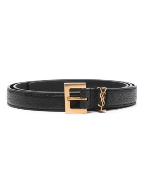 Saint Laurent Cassandre thin belt