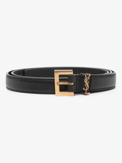 Saint Laurent Cassandre thin belt