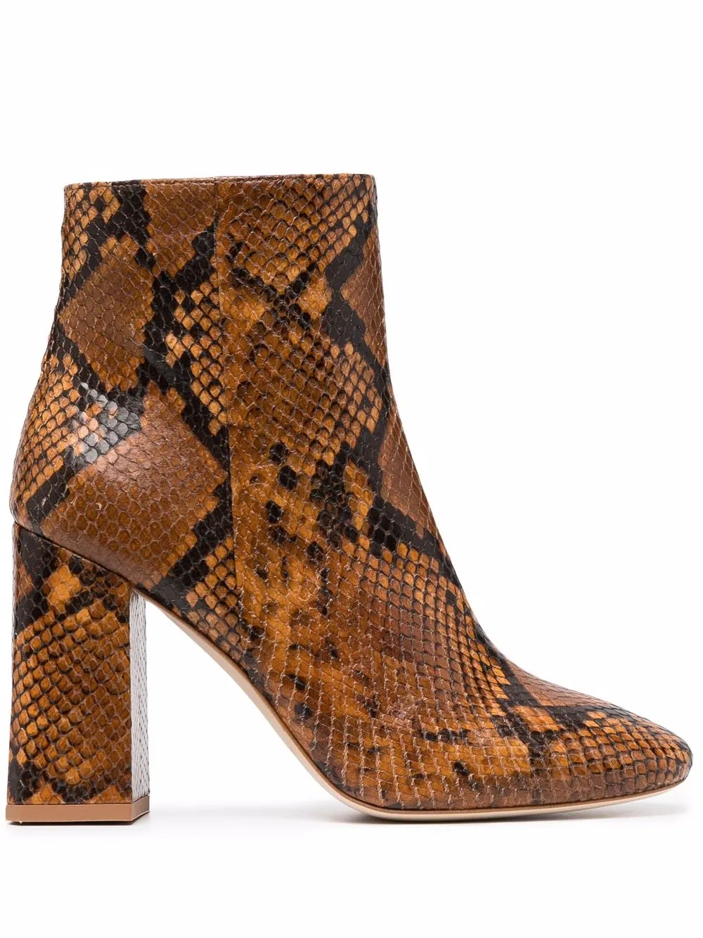 

Dee Ocleppo snakeskin-effect ankle boots - Brown