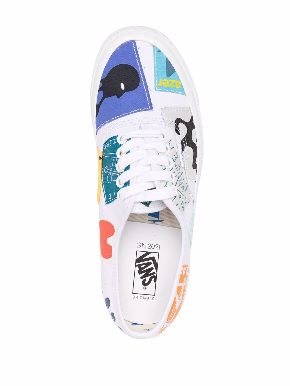 Shop Vans Geoff Mcfetridge Lx Sneakers In White