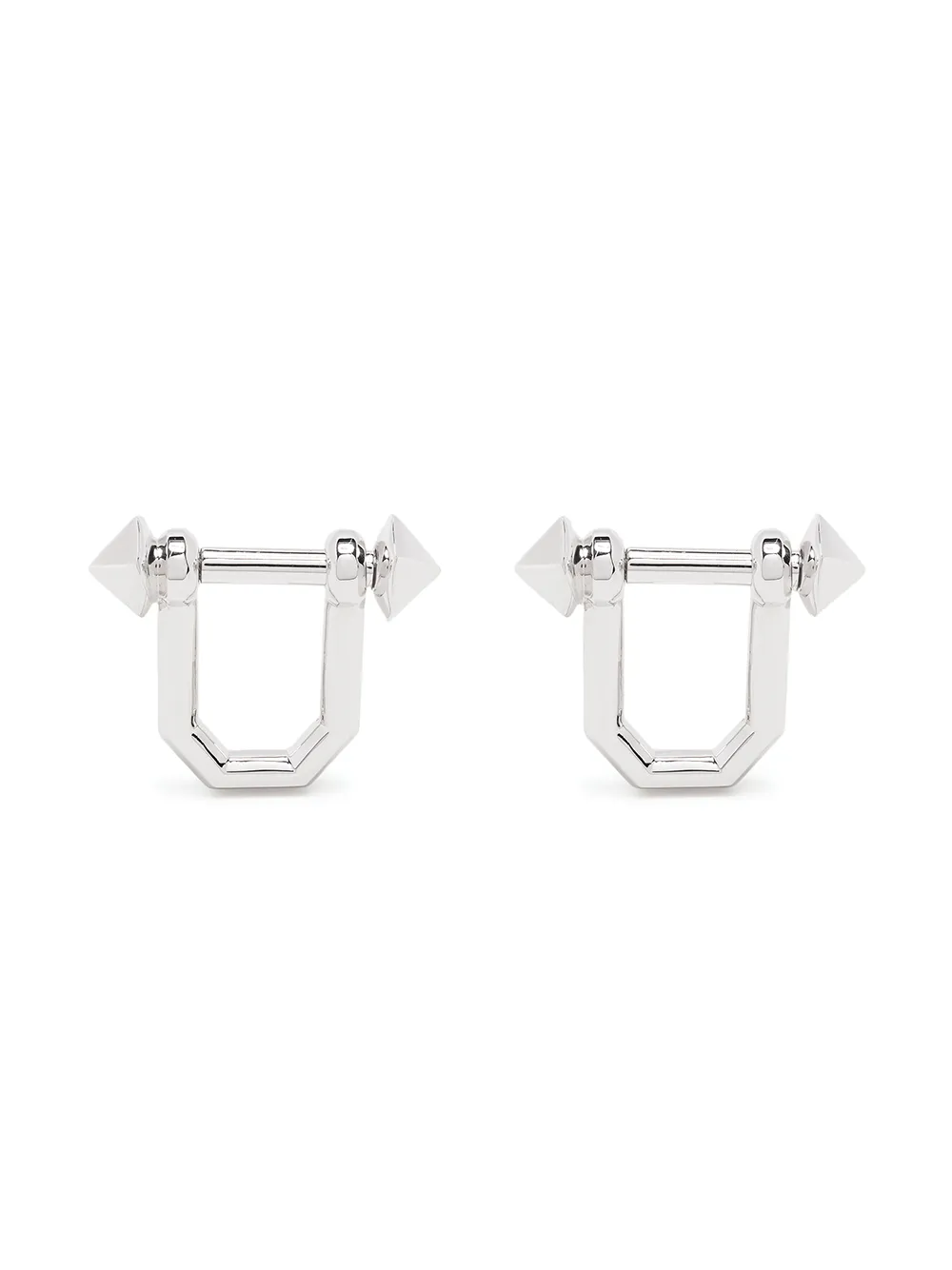 

Kasun London Shackle stud cufflinks - Silver