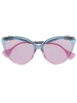 Gucci Eyewear Round cat-eye Sunglasses 