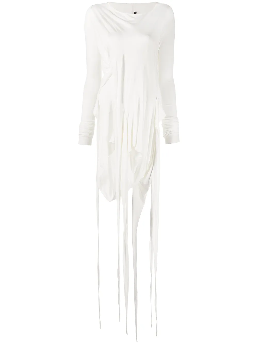 фото Rick owens lilies топ асимметричного кроя с длинными рукавами