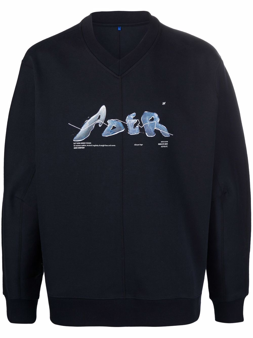 Ader Error Admore logo-print Sweatshirt - Farfetch