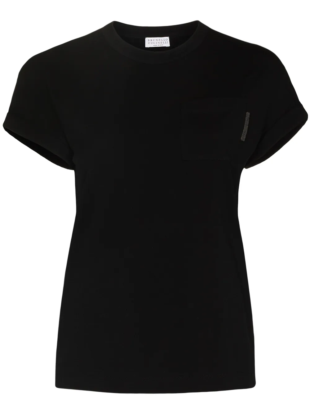 

Brunello Cucinelli brass-embellished T-shirt - Black