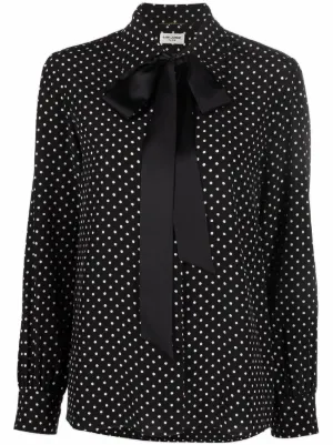 Saint Laurent(サンローラン)ウィメンズ ブラウス - FARFETCH Saint Laurent(サンローラン)ウィメンズ ブラウス - FARFETCH