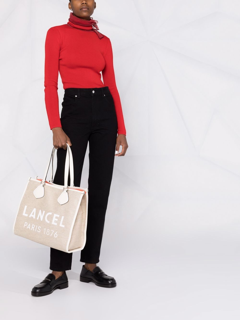 Lancel logo-print Tote Bag - Farfetch