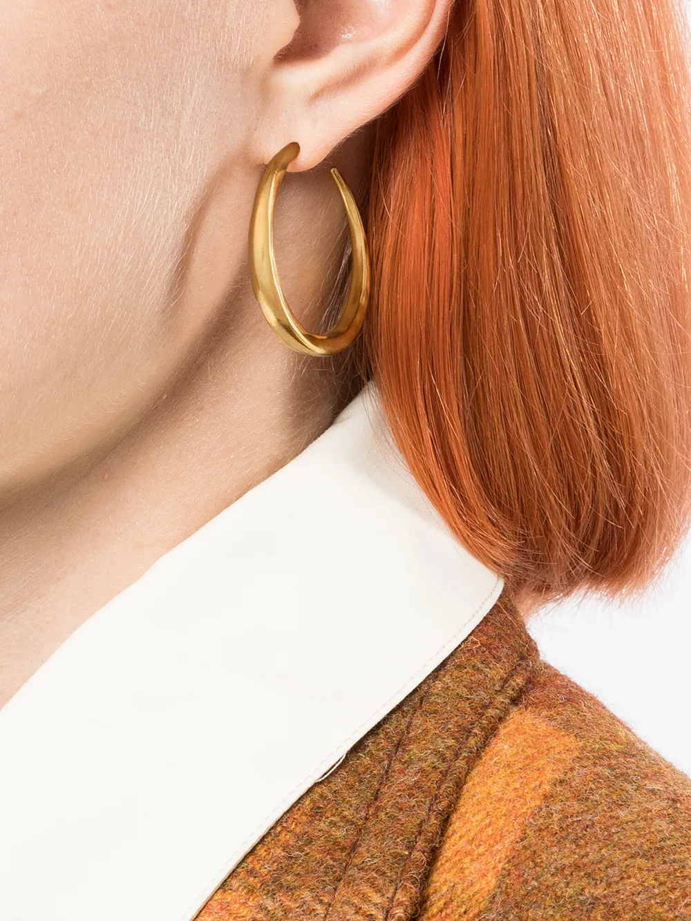 фото Eni jewellery серьги-кольца среднего размера