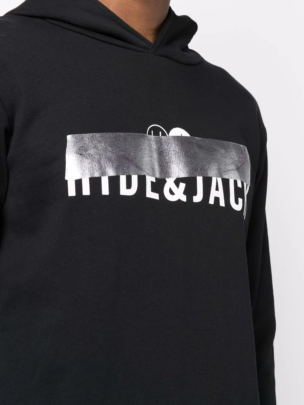 Hide&Jack logo-print Pullover Hoodie - Farfetch