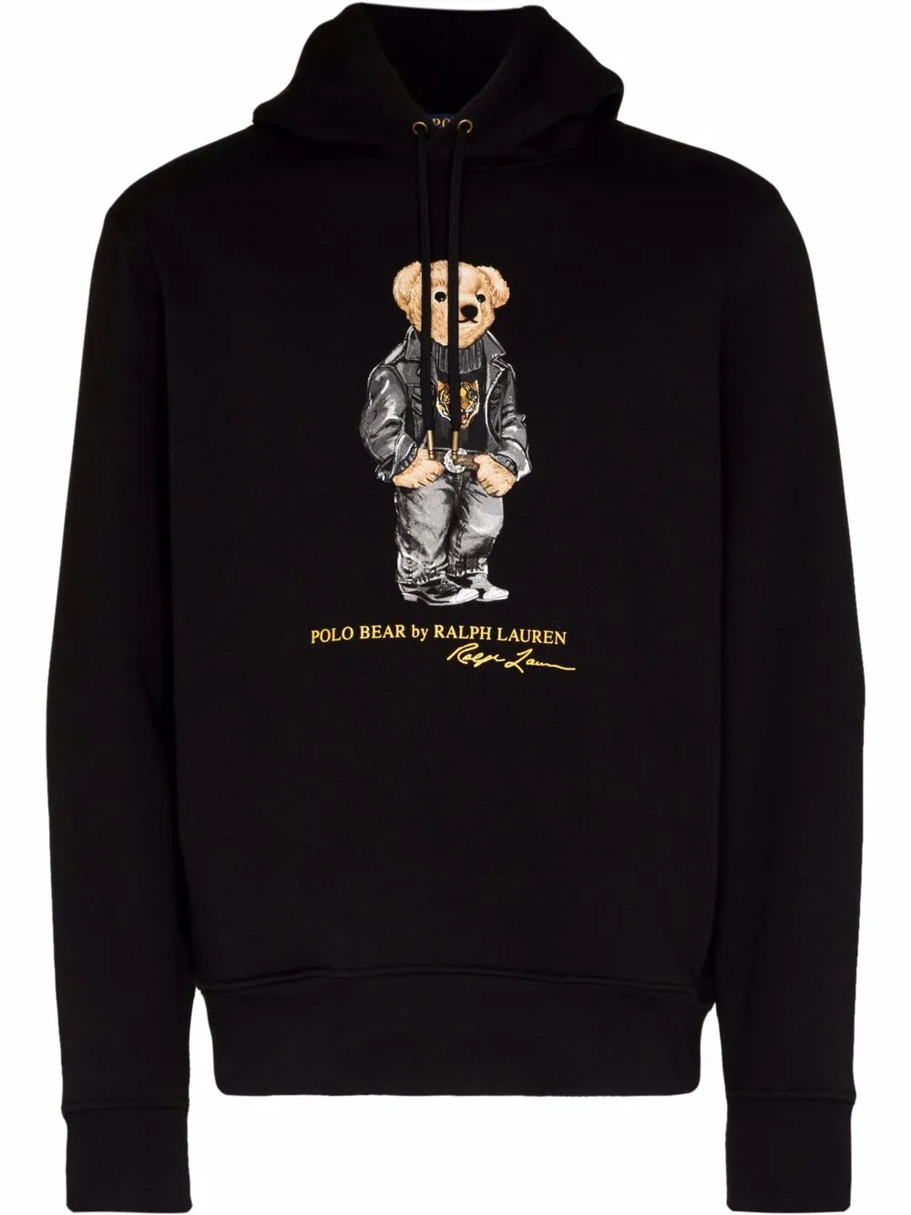 

Polo Ralph Lauren Polo Bear print hoodie - Black