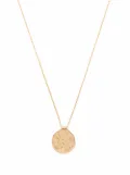 Maje Zodiac medal necklace - Gold