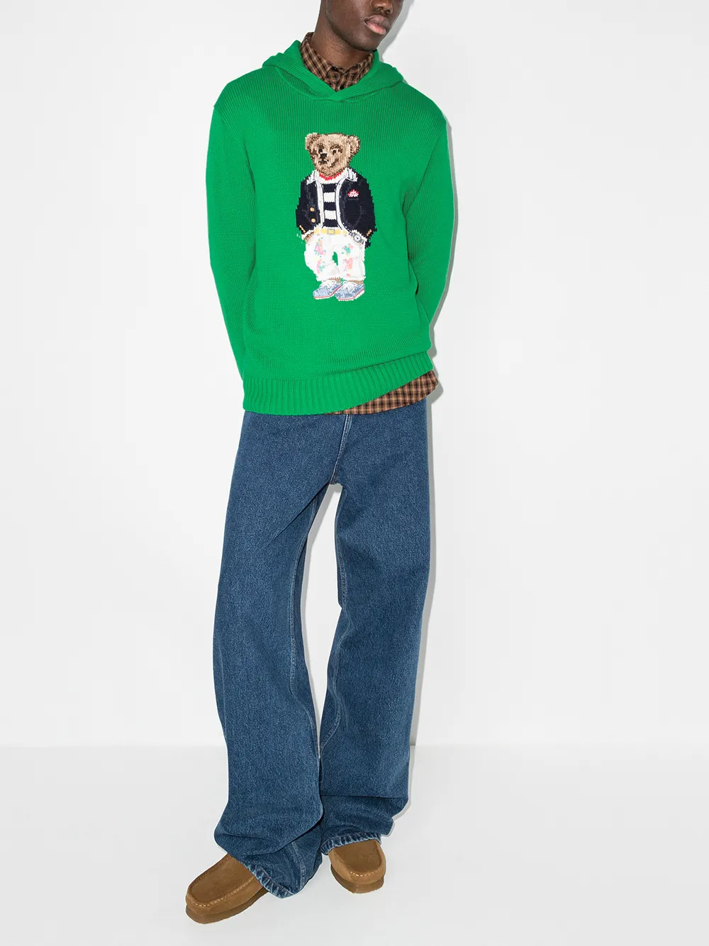 фото Polo ralph lauren трикотажное худи polo bear