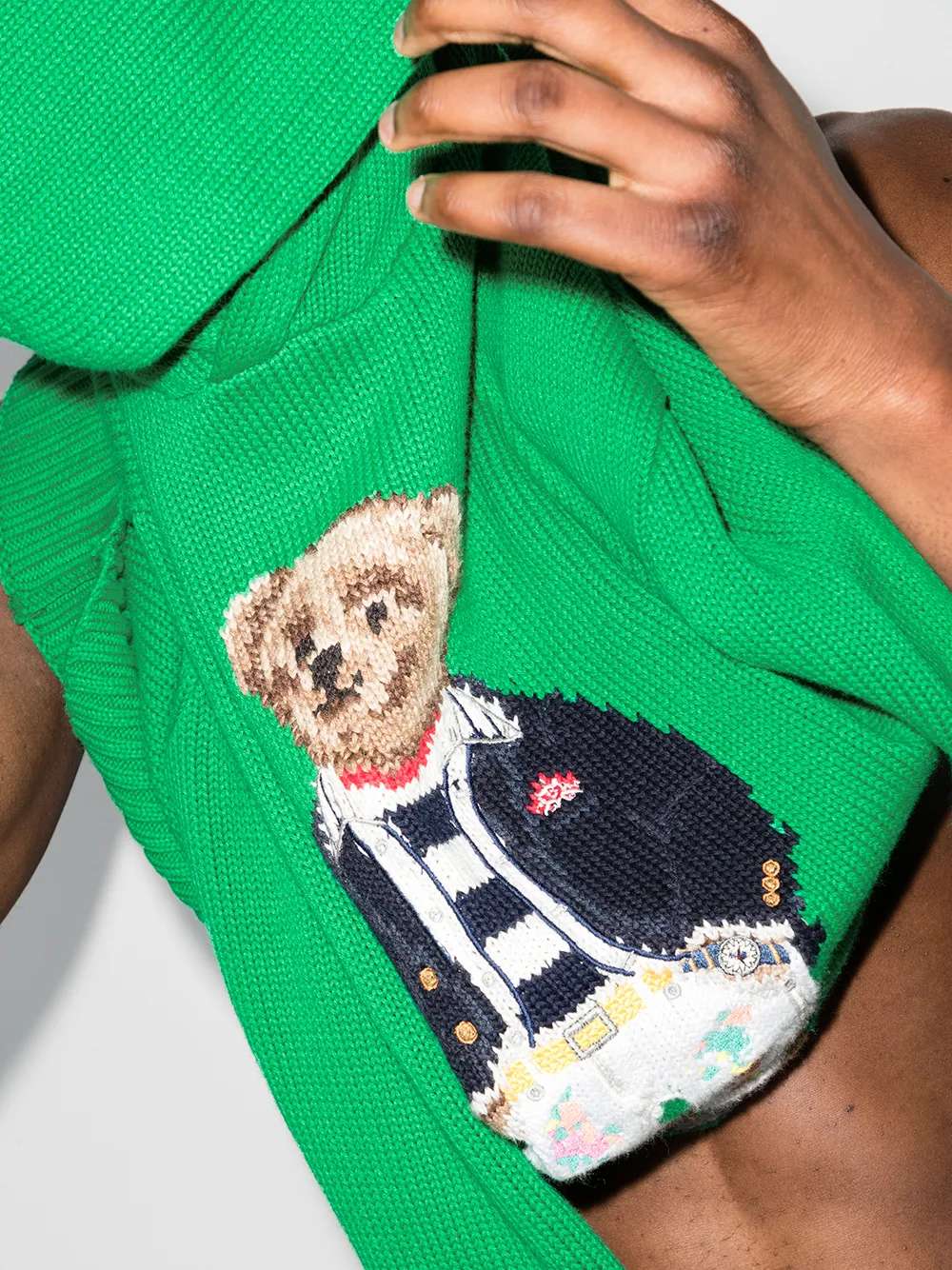 фото Polo ralph lauren трикотажное худи polo bear