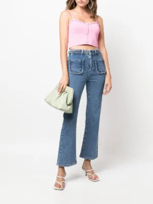 Ameri　HIGH WAIST CONVERSIN DENIM デニム デニム/ジーンズ パンツ レディース 今年も話題の