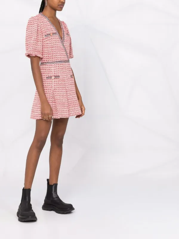 Maje Renetia tweed-effect minidress 