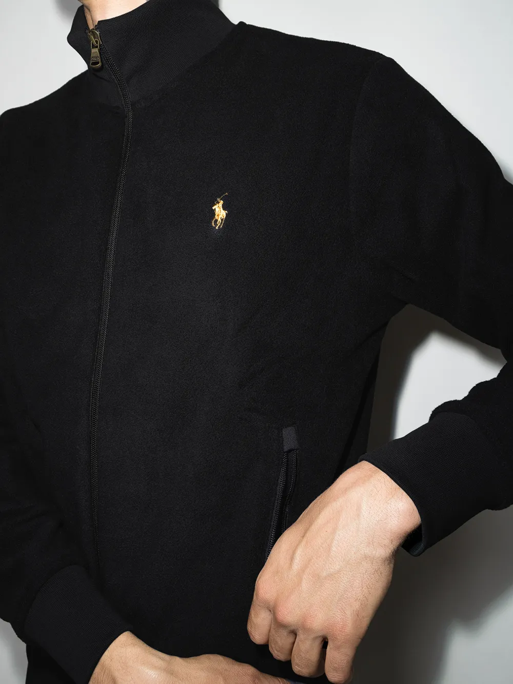 фото Polo ralph lauren флисовая толстовка на молнии