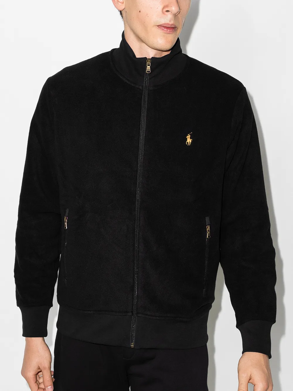 фото Polo ralph lauren флисовая толстовка на молнии