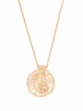 Maje Zodiac medal necklace - Gold