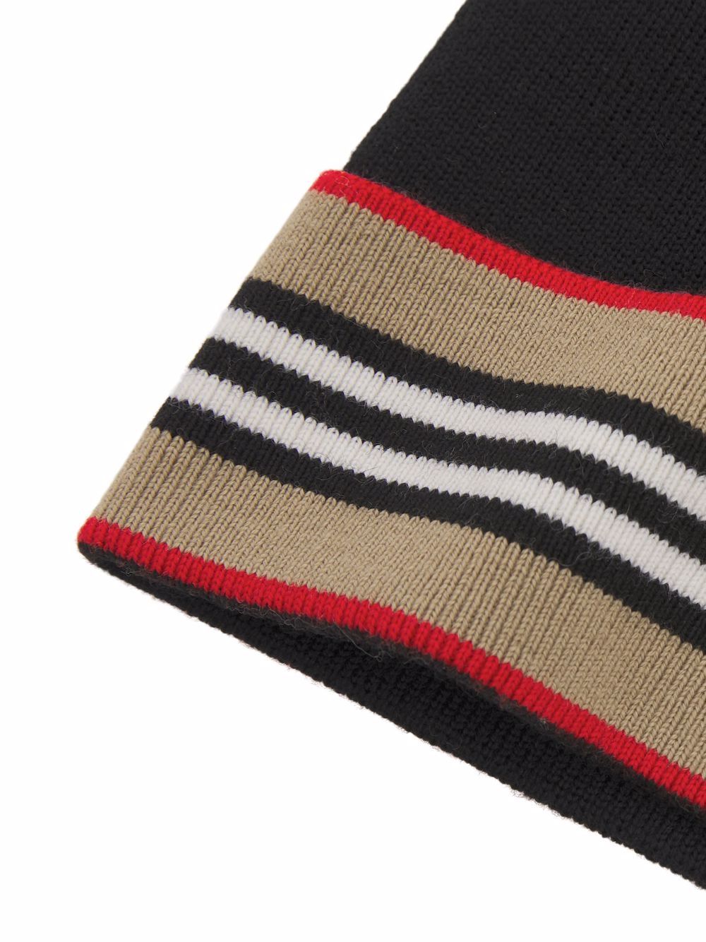 фото Burberry kids шапка бини в полоску icon stripe