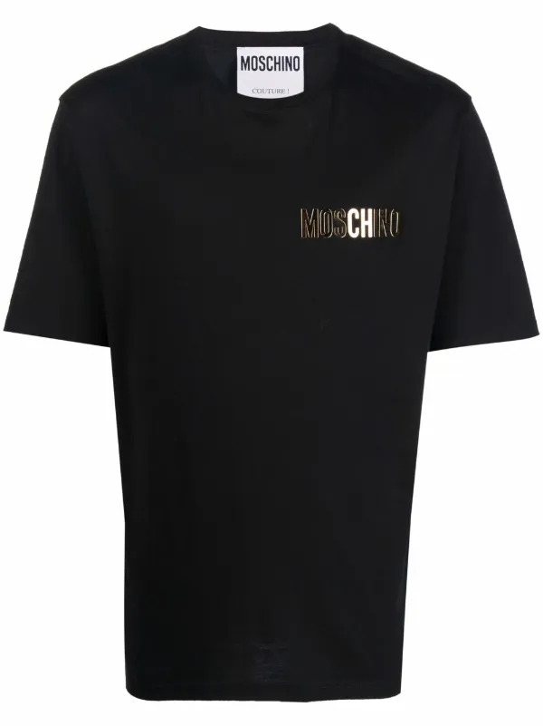 moschino shoe print coat