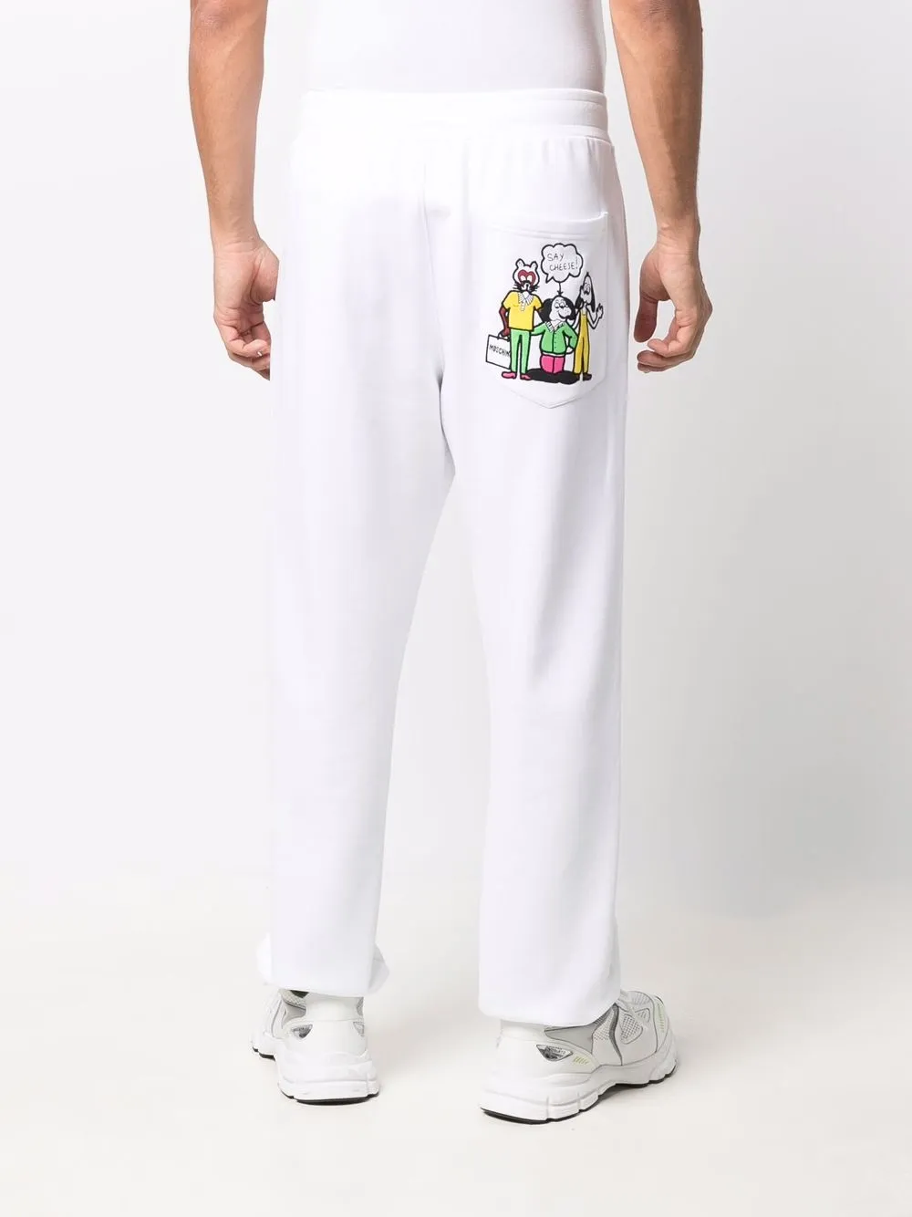 фото Moschino спортивные брюки с логотипом