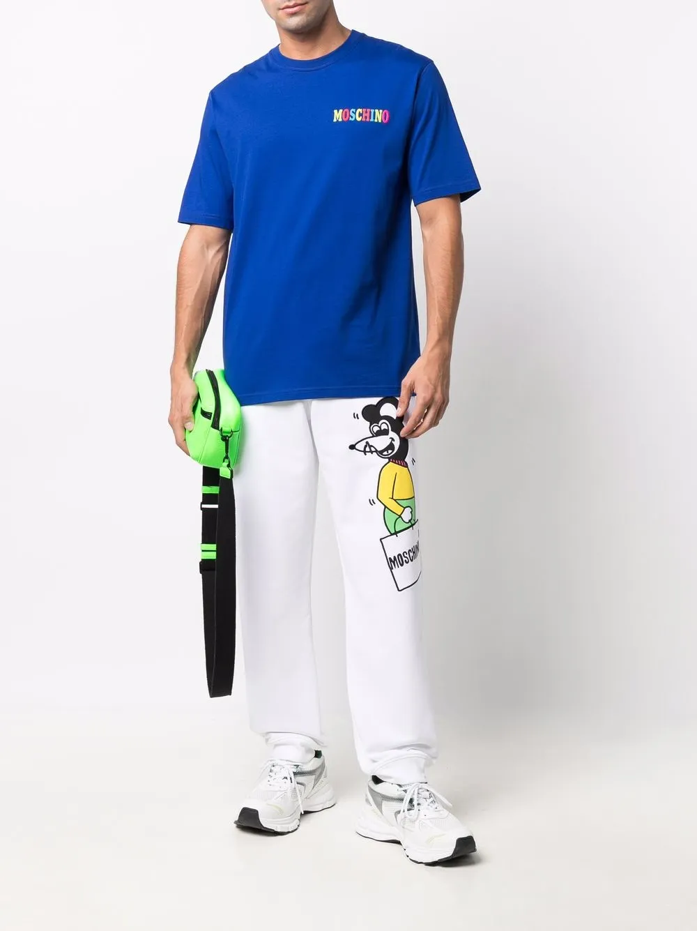 фото Moschino спортивные брюки с логотипом