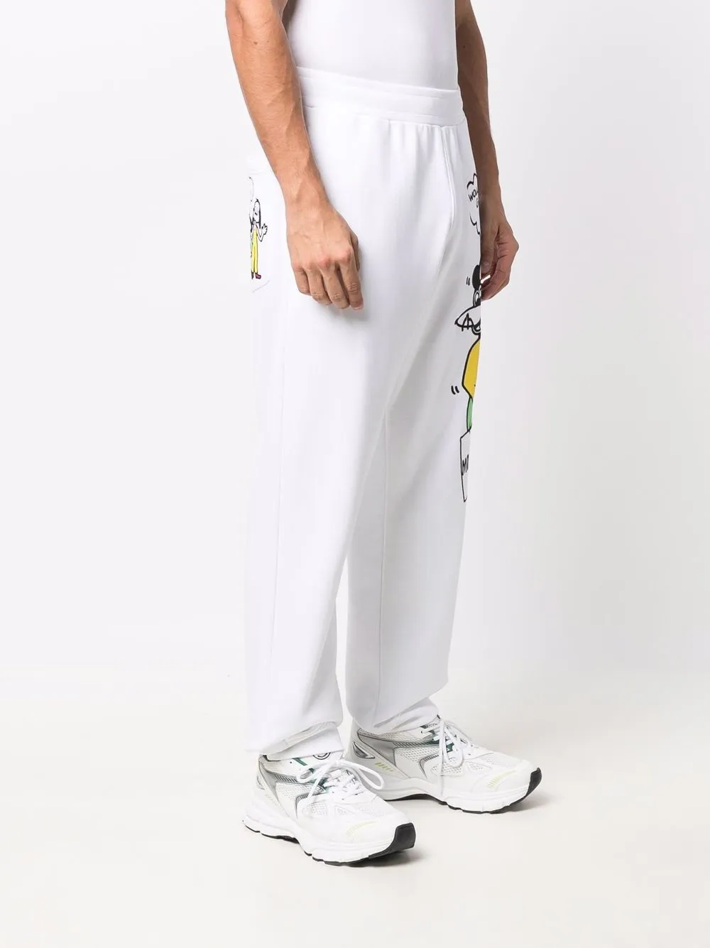 фото Moschino спортивные брюки с логотипом