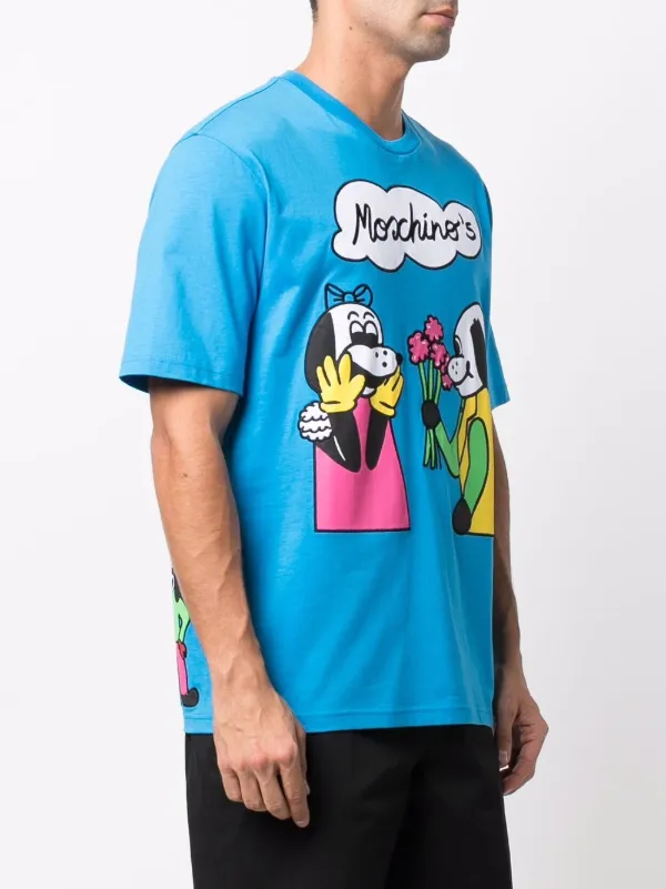 moschino flower shirt
