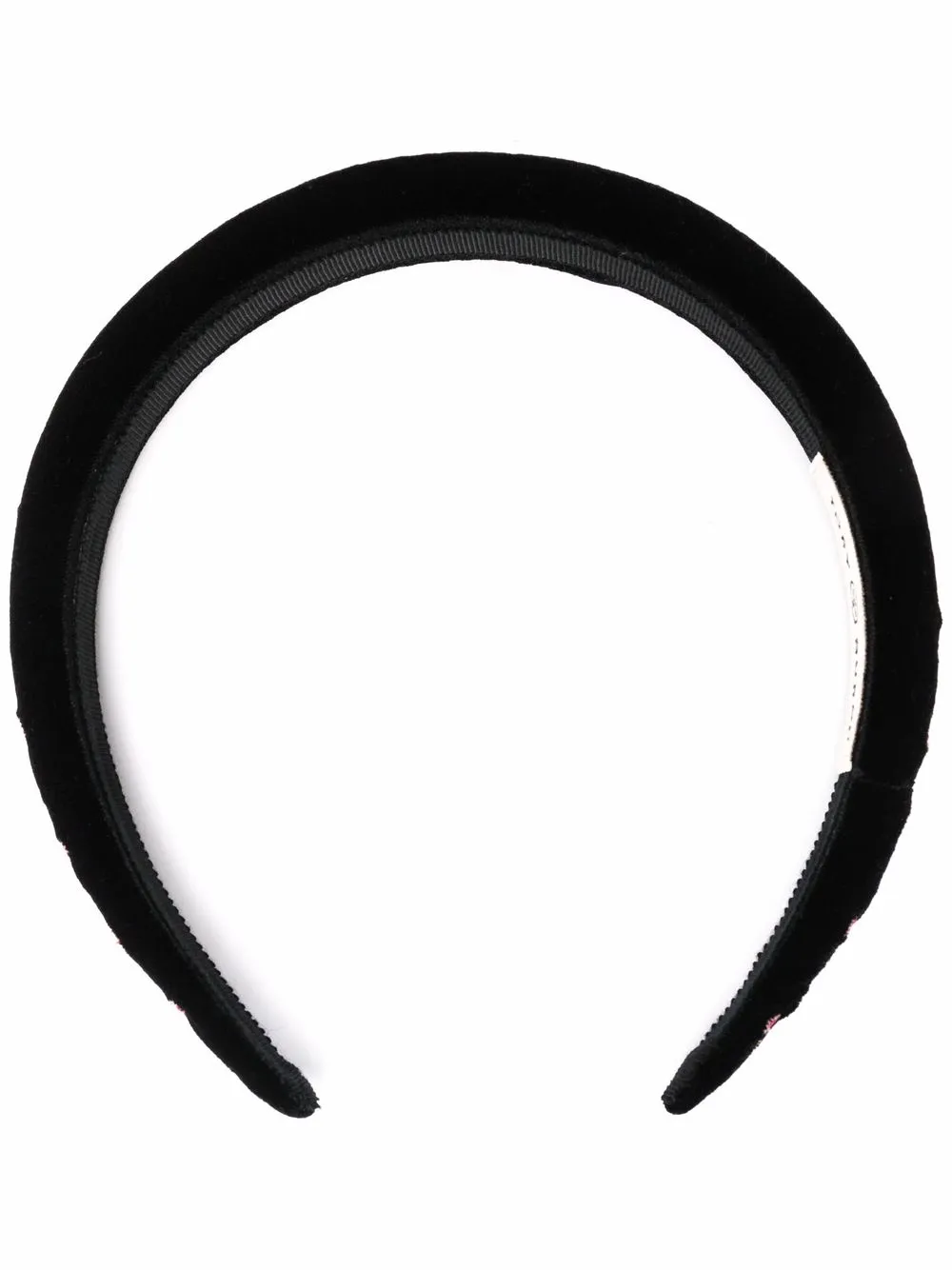 

Tory Burch embroidered velvet hairband - Black