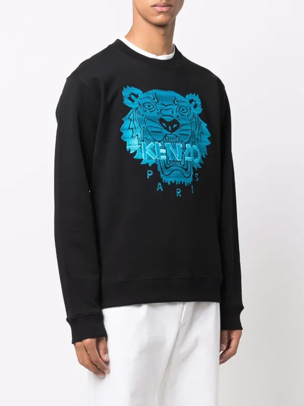 kenzo jumper mens blue