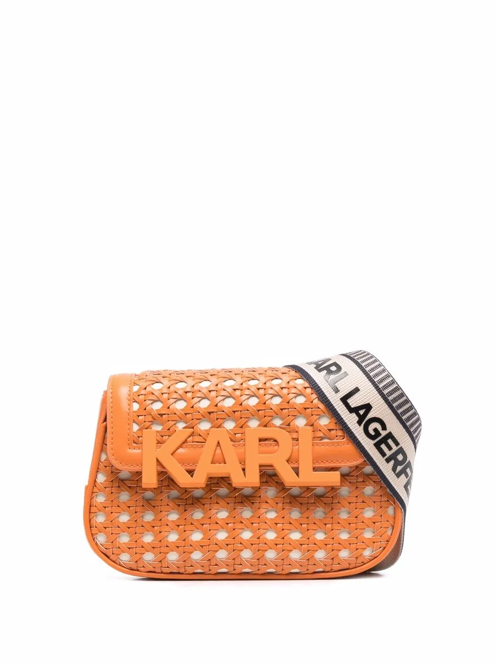 

Karl Lagerfeld bolsa crossbody K/Letters - Naranja