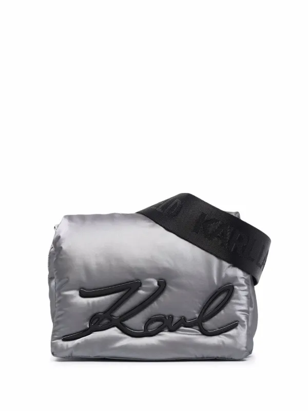 karl lagerfeld signature small shoulder bag