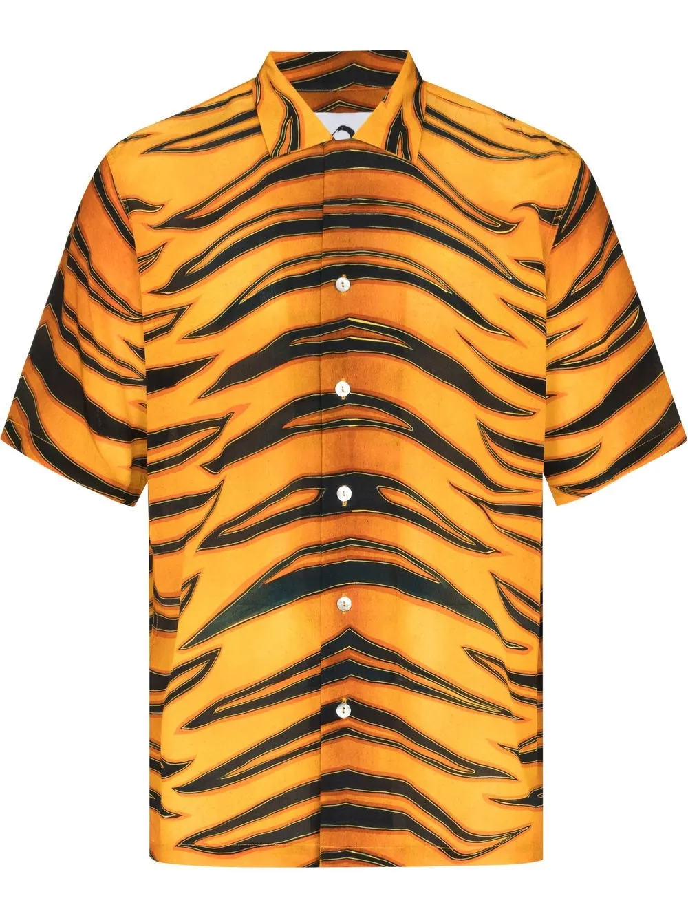 

Endless Joy tiger-print short-sleeved shirt - Orange