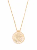 Maje Zodiac medal necklace - Gold