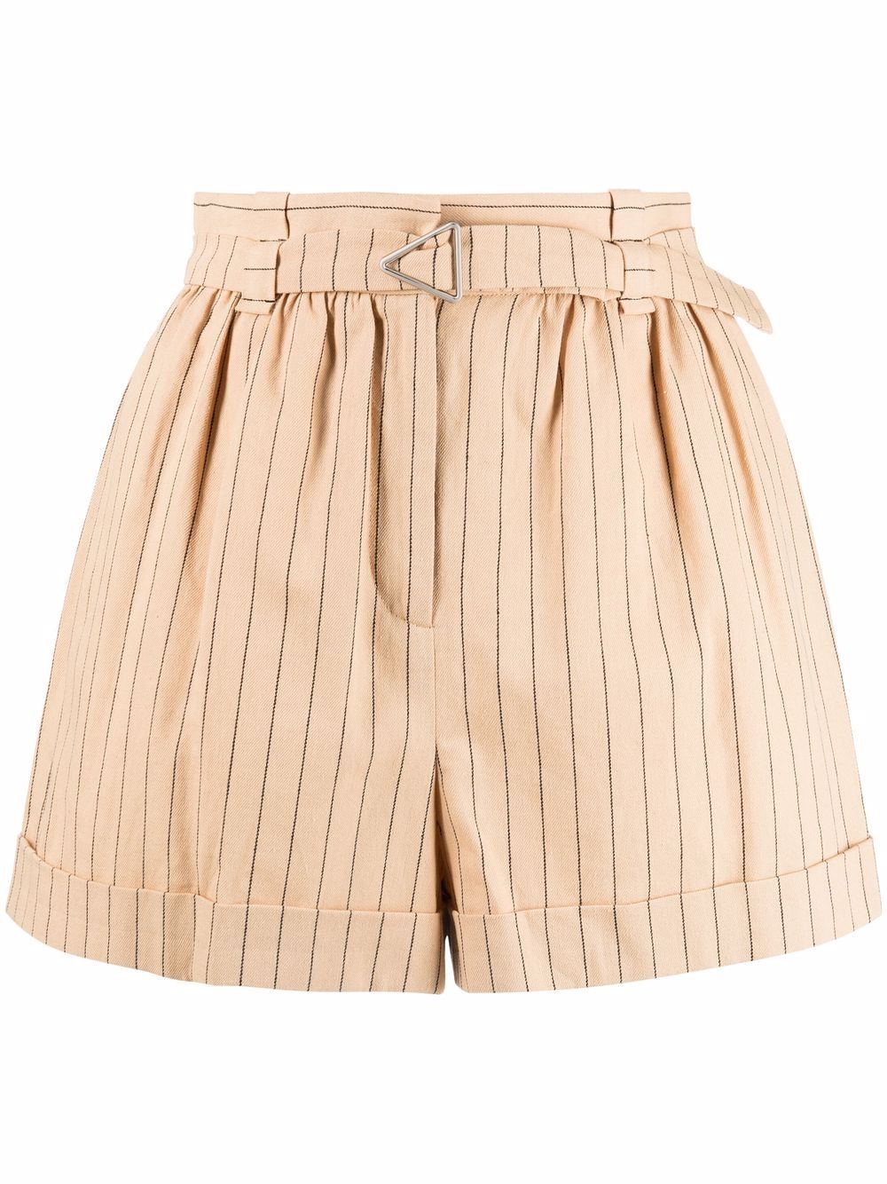 Maje cotton-blend Pinstripe Shorts - Farfetch