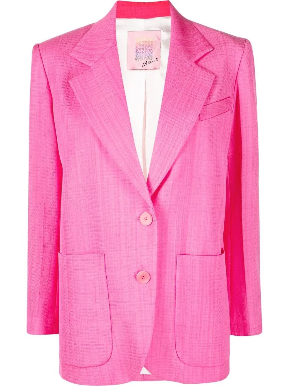 

SANDRO blazer con botones - Rosado