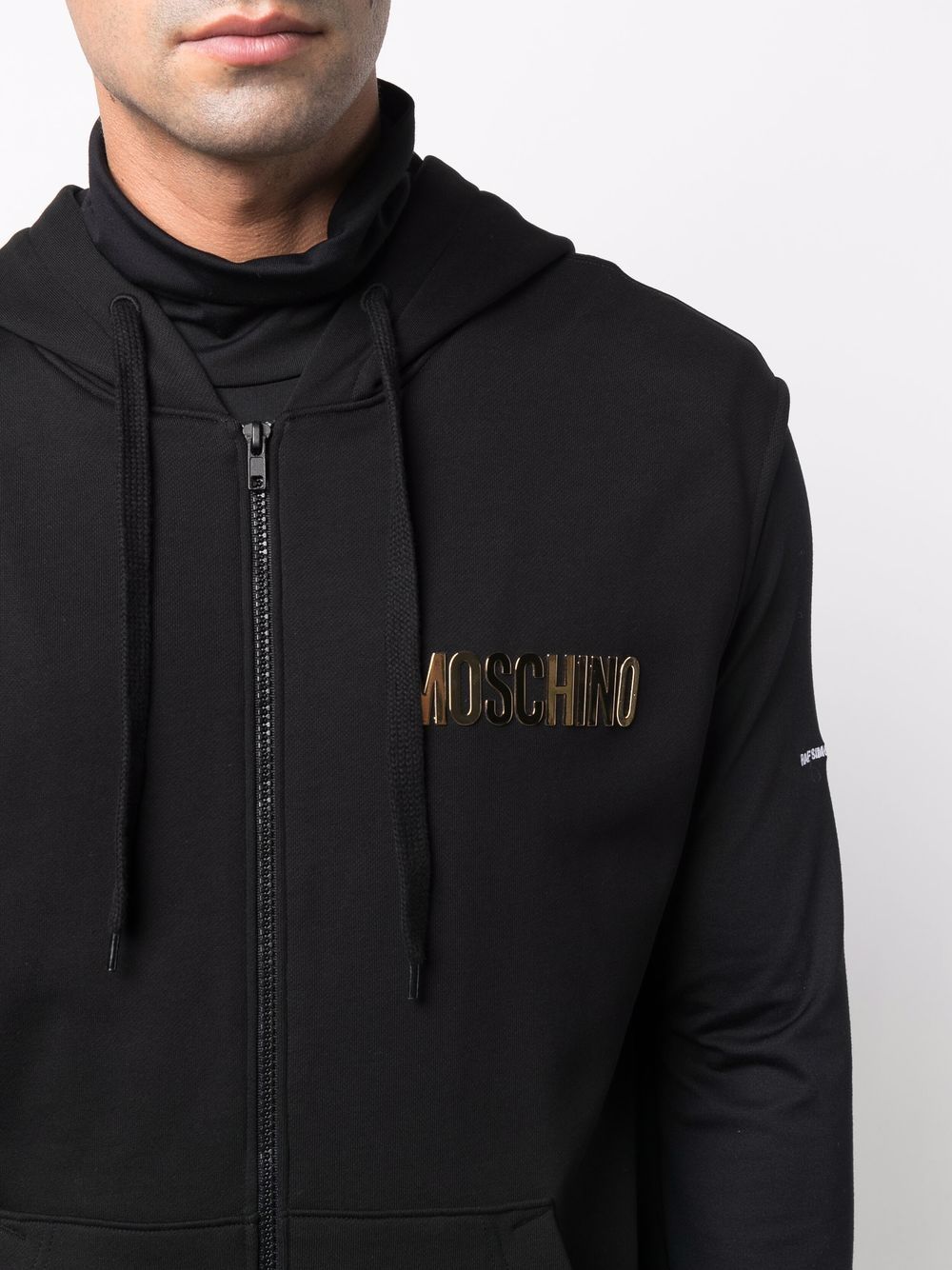 фото Moschino худи из органического хлопка с логотипом