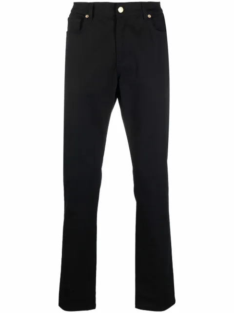 straight-leg logo jeans