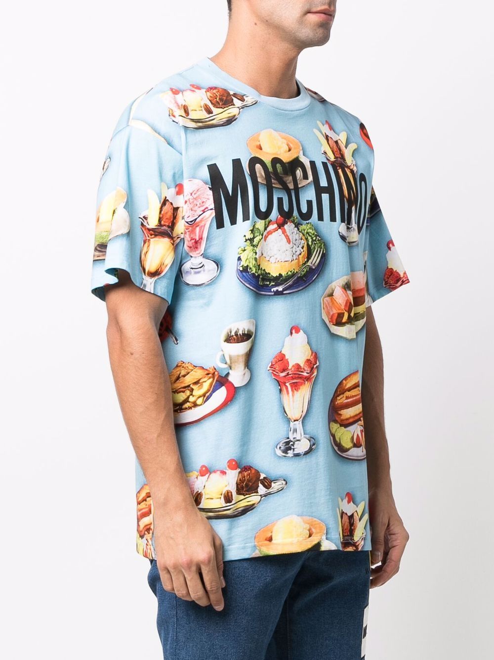 фото Moschino футболка с логотипом